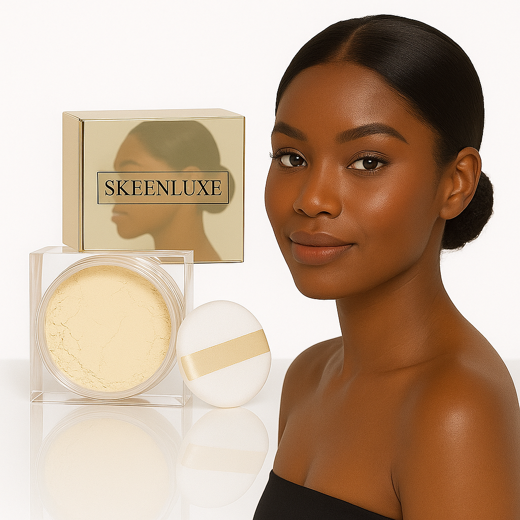 đ¸ SKEENLUXE⢠Velvet Matte Setting Powderâ˘, All-Day Oil Control for Flawless Skin