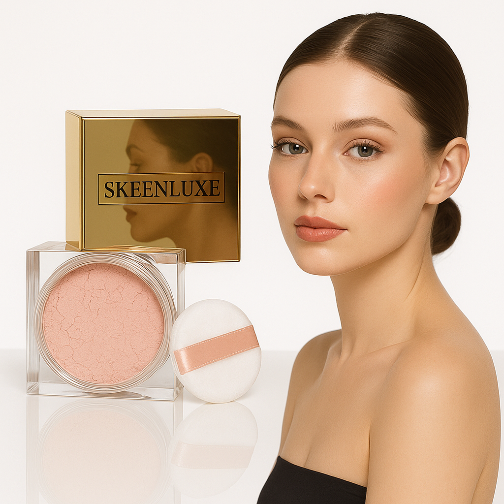 đ¸ SKEENLUXE⢠Velvet Matte Setting Powderâ˘, All-Day Oil Control for Flawless Skin