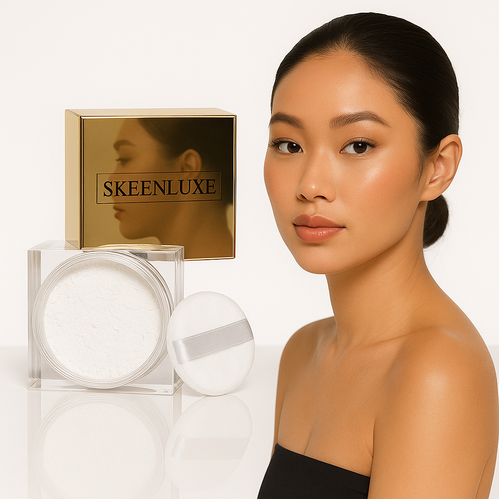 đ¸ SKEENLUXE⢠Velvet Matte Setting Powderâ˘, All-Day Oil Control for Flawless Skin